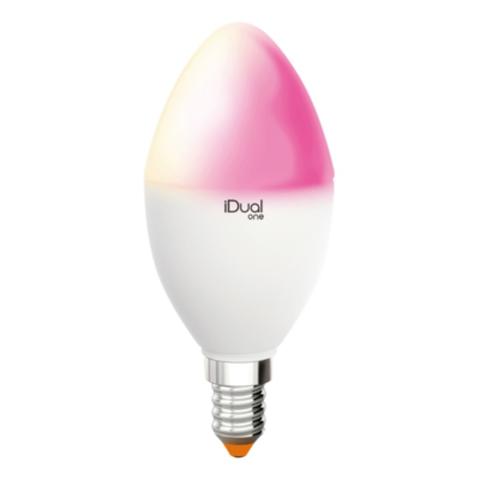 Ampoule color flamme e14 5w idual blanc pas cher