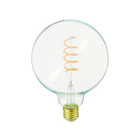 Ampoule déco globe led 3w équiv 28w 300lm e27 transparent pas cher