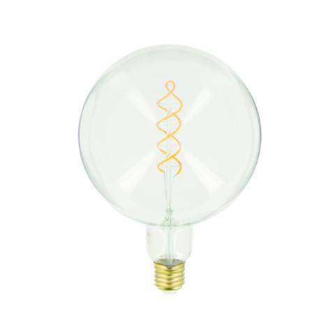 Ampoule déco medium led 2w équiv 27w 280lm e27 transparent pas cher