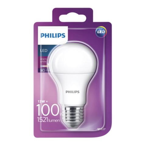 Ampoule led 13w équiv 100w 1521lm e27 blanc chaud pas cher