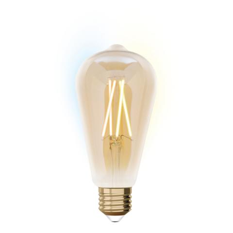 Ampoule led edison st64 e27 idual ambre pas cher