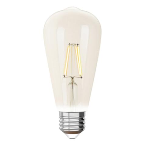 Ampoule led edison st64 e27 idual transparent pas cher