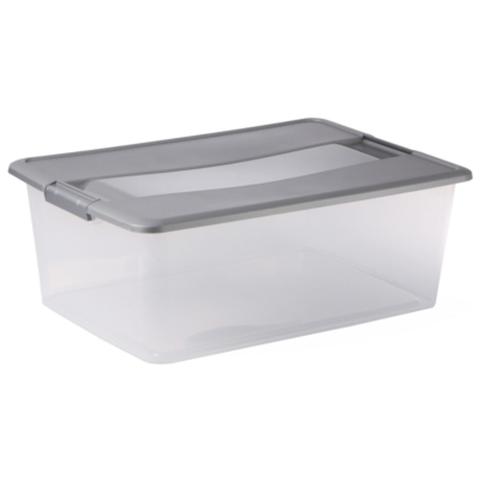 Boîte 35l kliker a3 argent / transparent pas cher