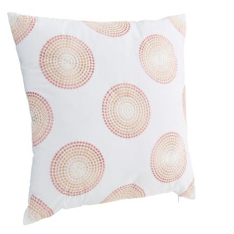 Coussins 40x40 cm sol rose pas cher