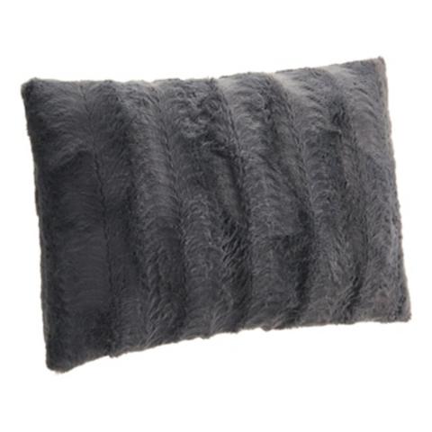 Coussins 40x60 cm siberie anthracite pas cher