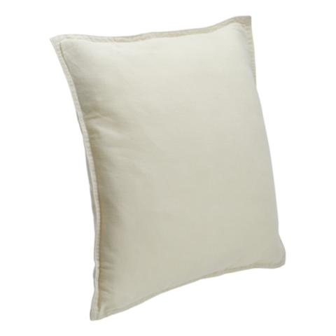 Coussins 45x45 cm lino naturel pas cher