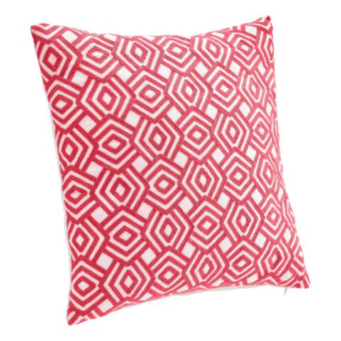 Coussins 45x45 cm wendy corail pas cher