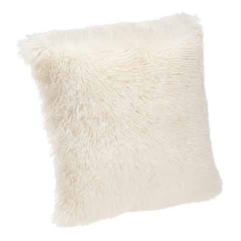 Coussins 48x48 cm alaska blanc pas cher