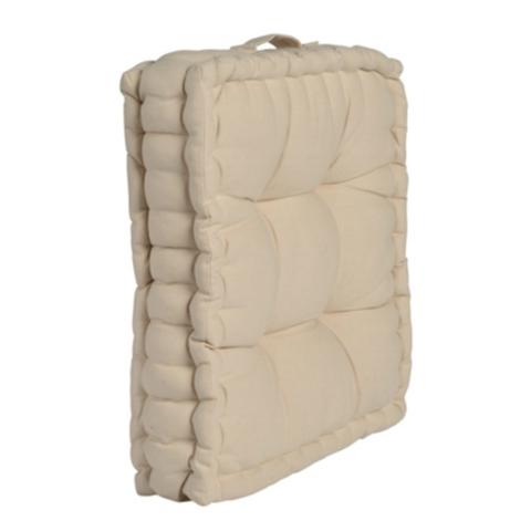 Coussins de sol 40x40 cm color taupe pas cher