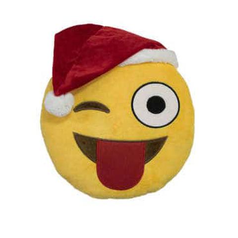 Coussins émoticone emoticone clin d'oeil noel pas cher