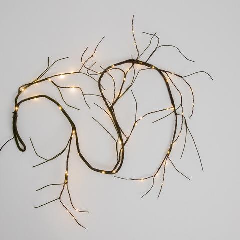 Décoration micro led branche mousse branch pas cher