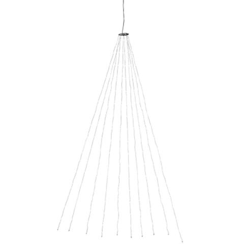Guirlande pluie 10 fil 170 led blanc froid pas cher