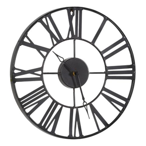 Horloge d.36 cm station noir pas cher