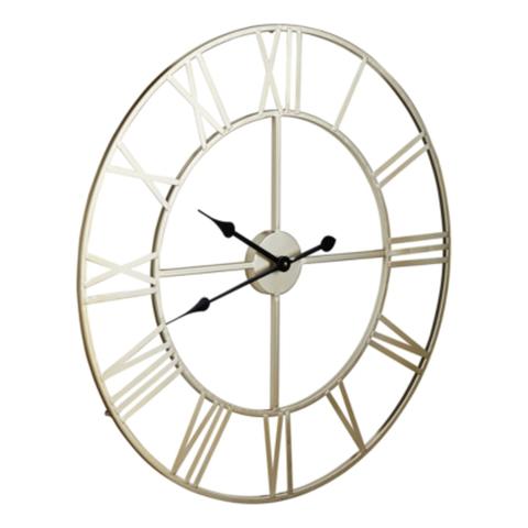 Horloge d70 cm station doré pas cher