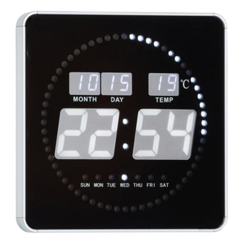 Horloge led digitale blanc pas cher