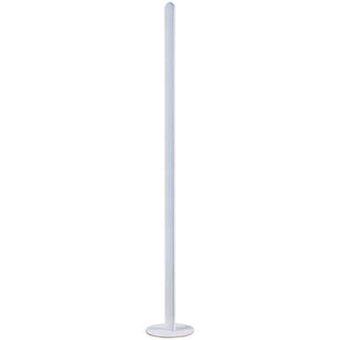 Lampadaire 120 cm ovale coloris blanc pas cher