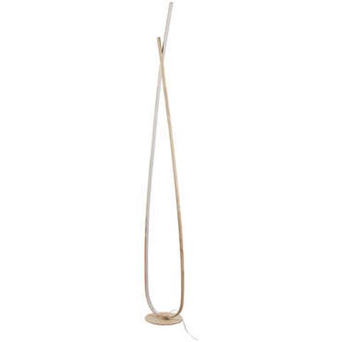 Lampadaire 143 cm revo bois pas cher