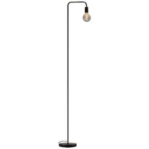 Lampadaire 180 cm simple coloris noir pas cher