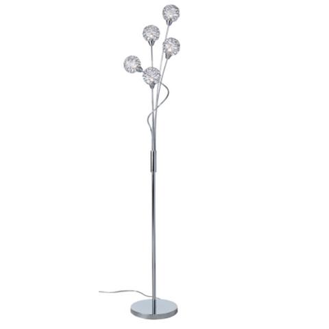Lampadaire anthy chrome pas cher