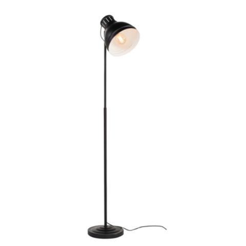 Lampadaire h. 158 cm gary noir mat pas cher