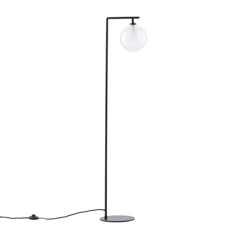 Lampadaire métal et verre , arvin pas cher