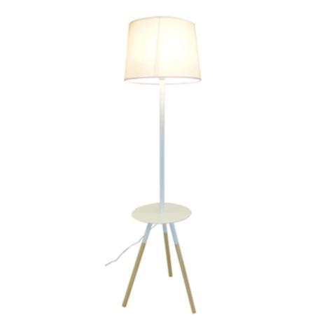 Lampadaire tressy blanc pas cher