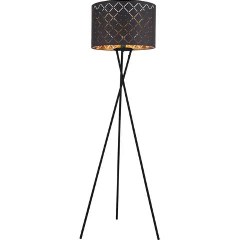 Lampadaire voluta noir pas cher