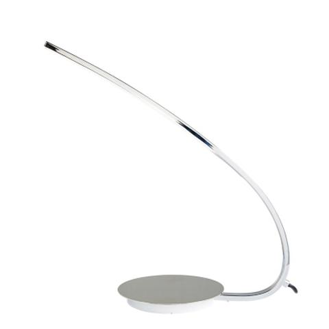 Lampe à poser arc chrome pas cher