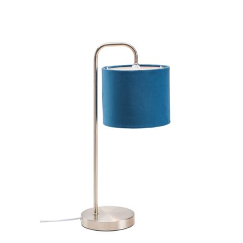 Lampe a poser h. 50 cm. laxsiya bleu pas cher