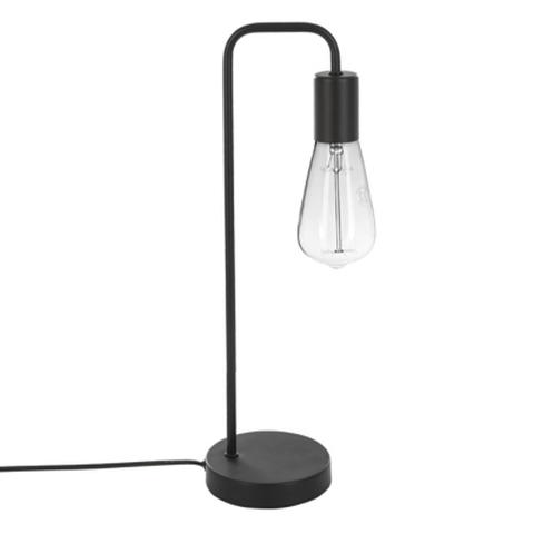 Lampe à poser keli noir pas cher