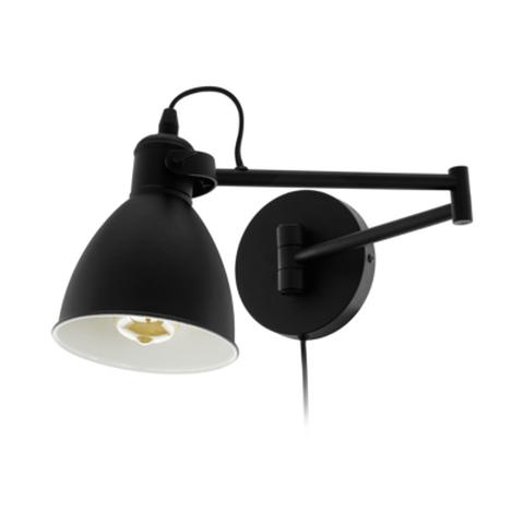 Lampe applique san peri noir pas cher