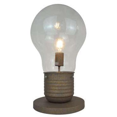 Lampe bulb coloris marron pas cher