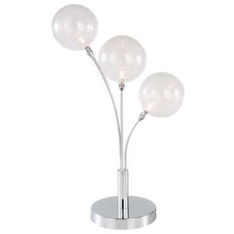 Lampe crystal coloris chromé pas cher