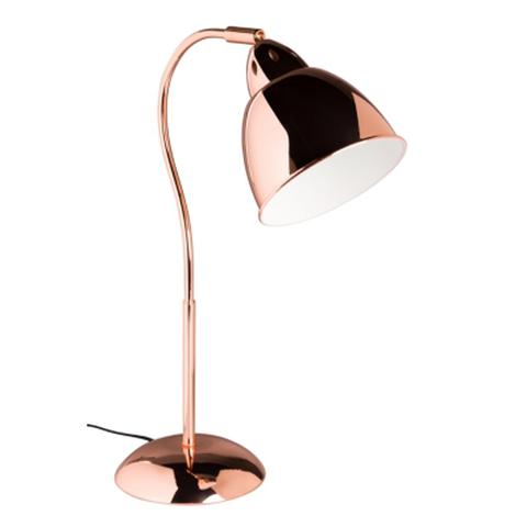 Lampe de bureau gisela cuivre pas cher