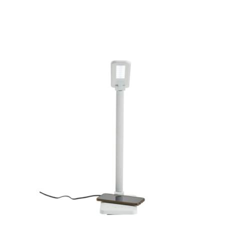 Lampe de bureau led h. 45 cm lois blanc mat pas cher