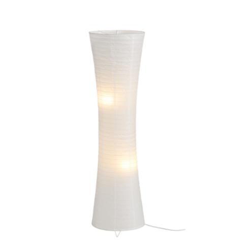 Lampe de sol papier h. 130 cm nikko blanc pas cher