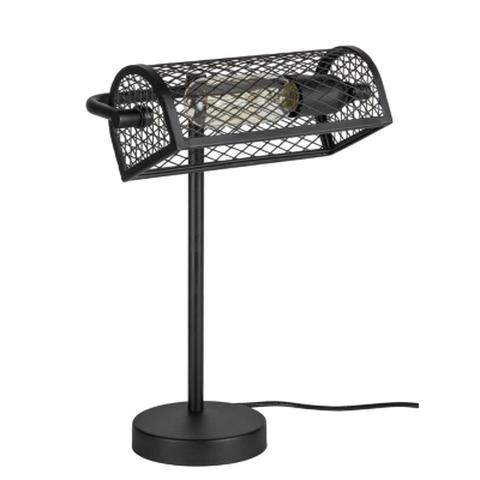 Lampe en métal h. 39 cm murray noir pas cher