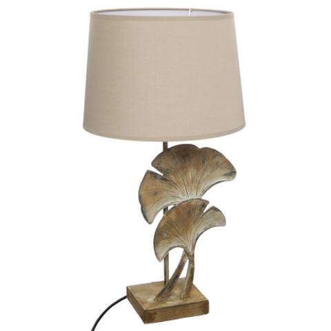 Lampe ginkgo h. 53 , 5 cm venda beige pas cher