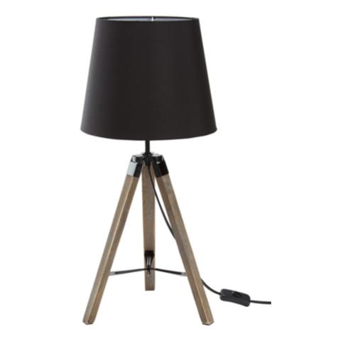 Lampe h.58cm loft runo noir pas cher