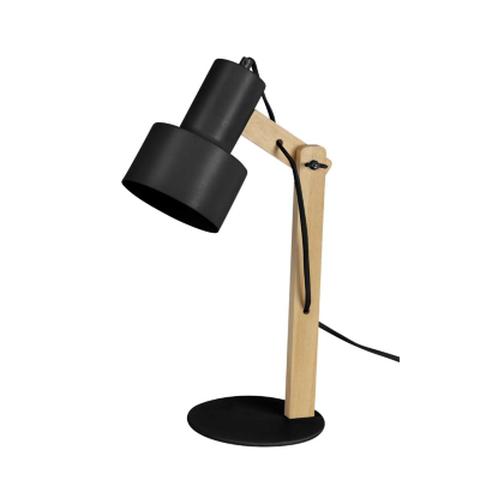 Lampe métal / naturel h.40 cm djiby noir pas cher