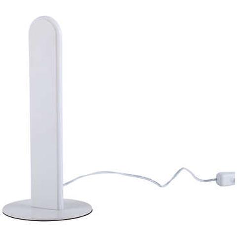 Lampe ovale coloris blanc pas cher