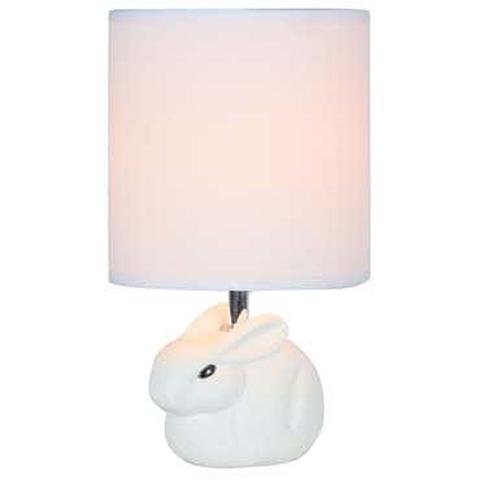 Lampe rabbit coloris blanc pas cher