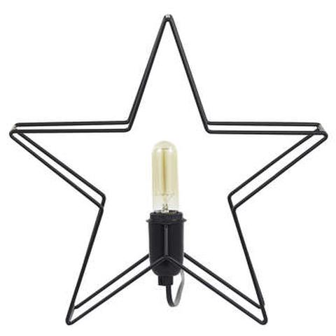 Lampe star coloris noir pas cher