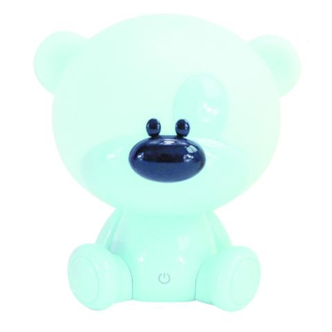 Lampe veilleuse led h. 30 cm nestor bleu pas cher