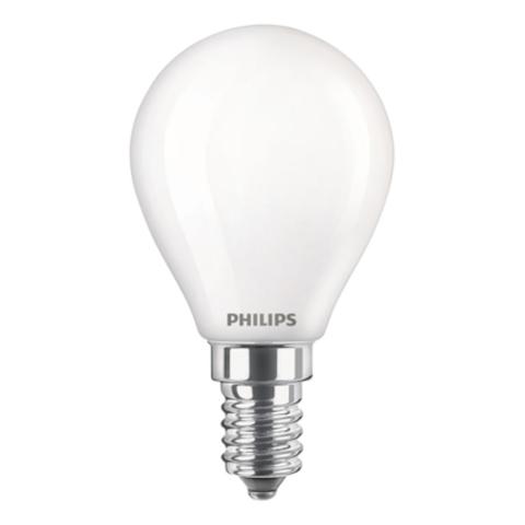 Lot de 2 ampoules led e14 philips forme sphérique eq40w pas cher