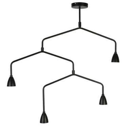 Lustre 81x79 cm mira coloris noir pas cher