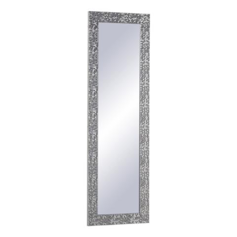 Miroirs 43x133 cm hexa argent pas cher