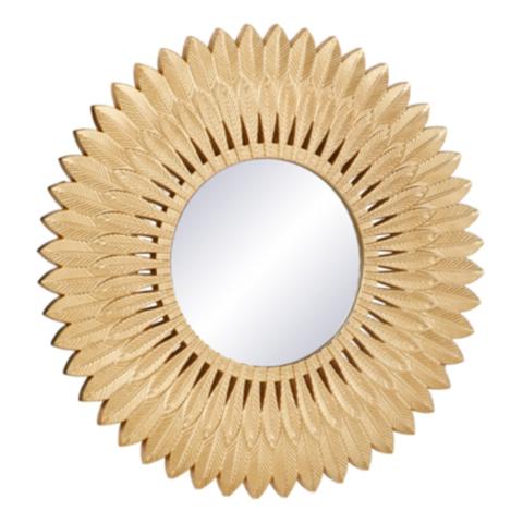 Miroirs d.50 cm constance doré pas cher