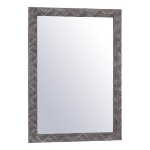 Miroirs 60x80 cm seylian noir pas cher