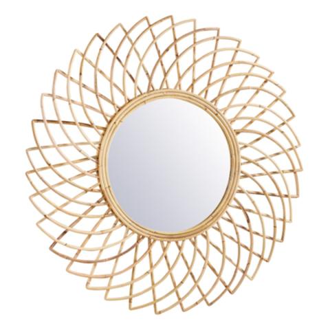 Miroirs d.90 cm sunny naturel pas cher